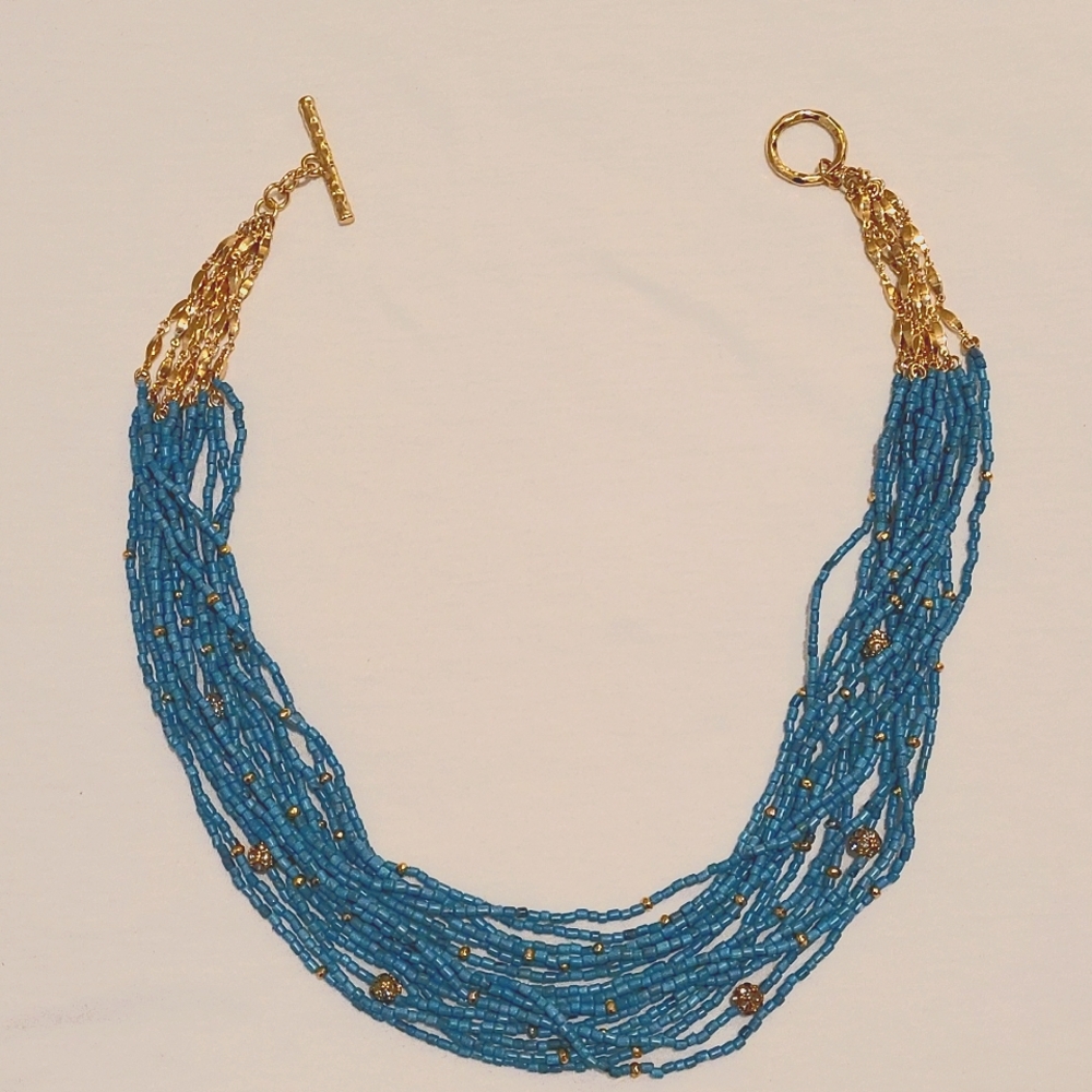 Stella & Dot Turquoise Chain Necklace